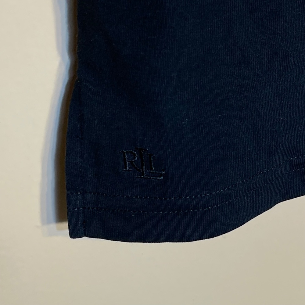 Ralph Lauren Purple Label Black Boatneck Short Sleeve Top - Picture 4 of 8